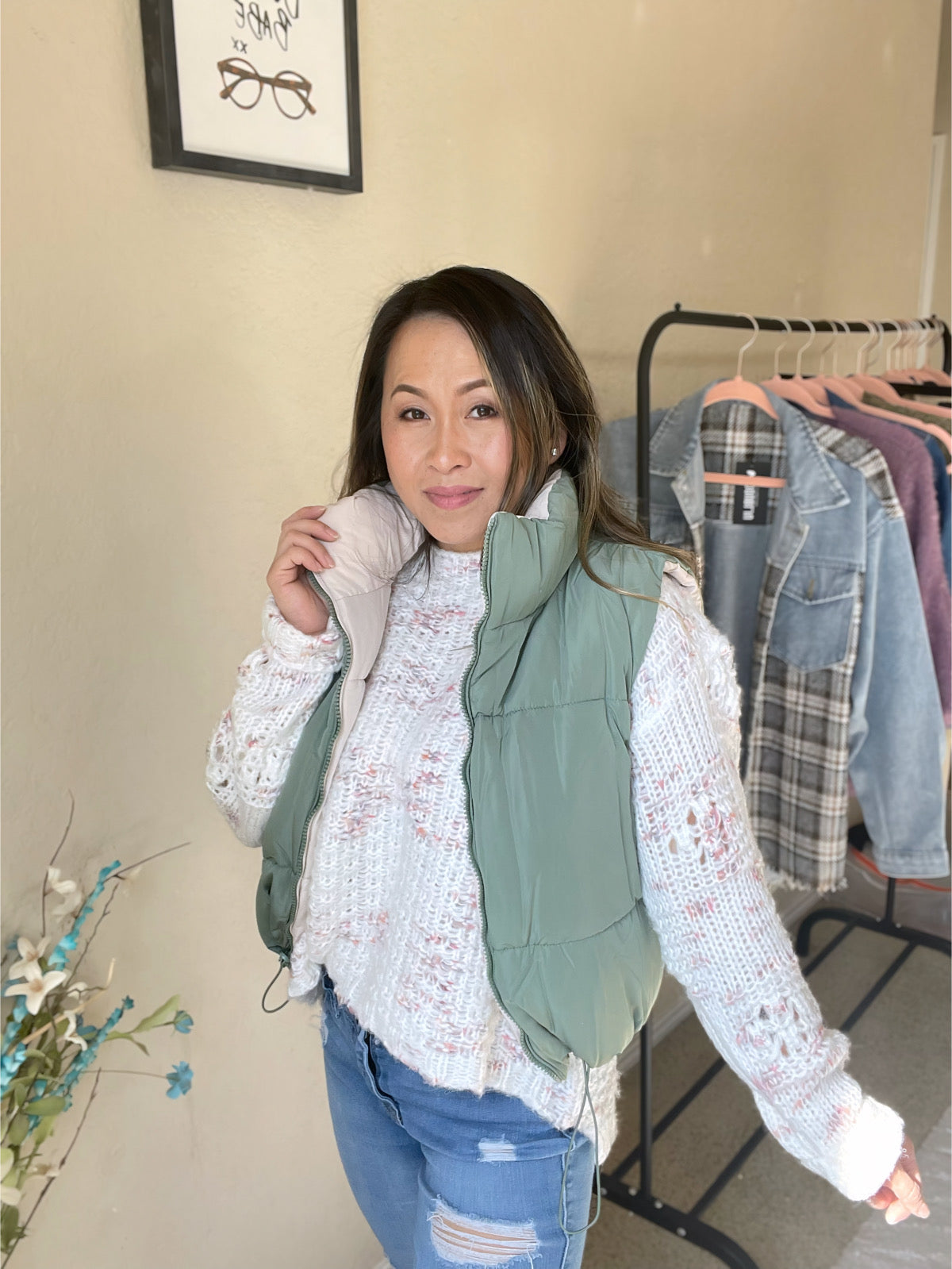 Reversible Woven Vest – Lightweight & Stylish
