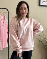 She Is Strong Embroidered  Sweatshirt -crewneck