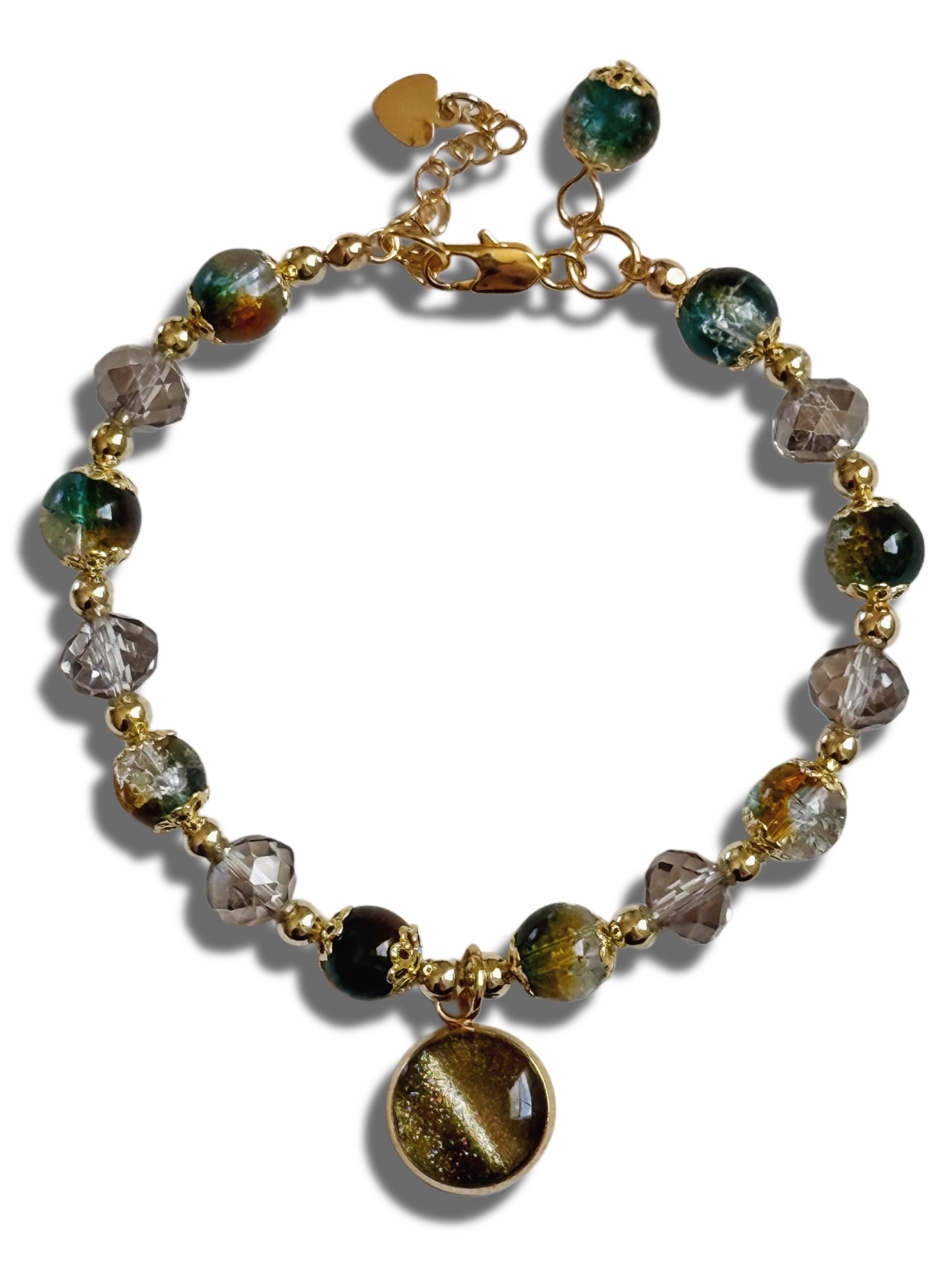August | Energy of Vitality | Peridot-Inspired Bracelet