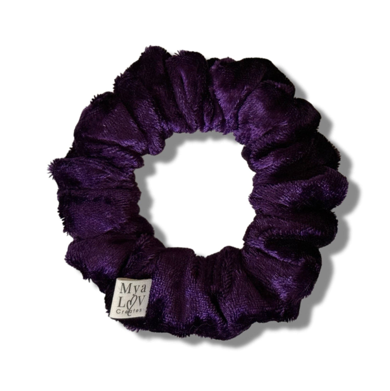 purple valvet scrunchie